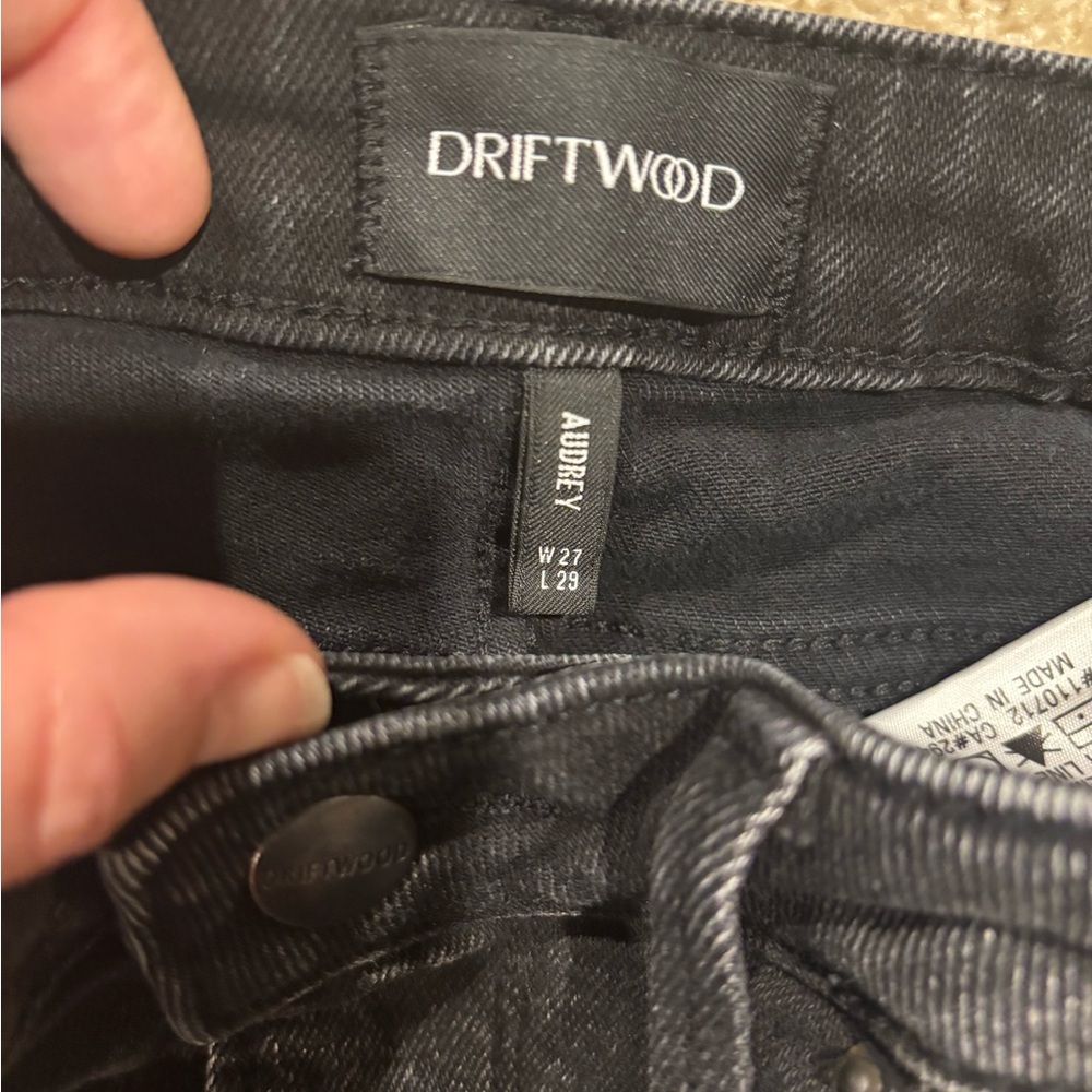 DRIFTWOOD Black Skinny Jeans